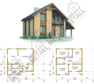 Проект каркасного дома